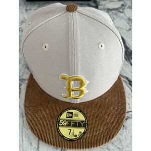 Boston Red Sox CORDVISOR 2004 WS Patch New Era 59Fifty Tan Corduroy Sz 7 1/8 NWT
